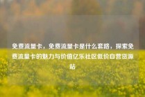 免费流量卡，免费流量卡是什么套路，探索免费流量卡的魅力与价值亿乐社区低价自营货源站