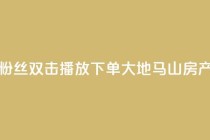 抖音粉丝双击播放下单0.01大地马山房产活动,在线下单涨粉 - qq空间访客量 - 01元一万空间说说赞网站